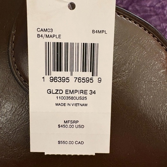 Coach Dark Brown Leather Shoulder Bag - Picture 8 of 8